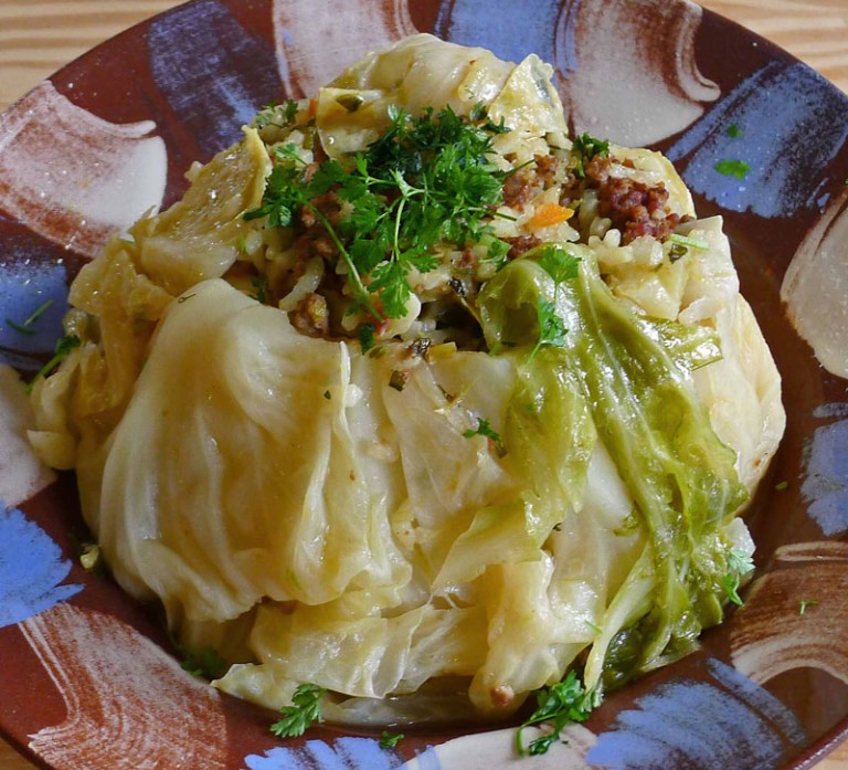 Stuffed Cabbage Leaves, Logs and Cabbage Heart Aglaia's Table οn Kea