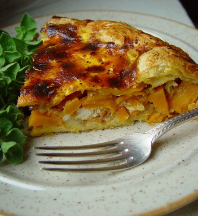Pumpkin-Leek Tart